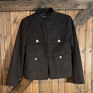 Zara Black Utility Jacket for Women